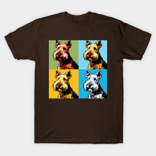 Welsh Terrier Pop Art - Dog Lovers T-Shirt